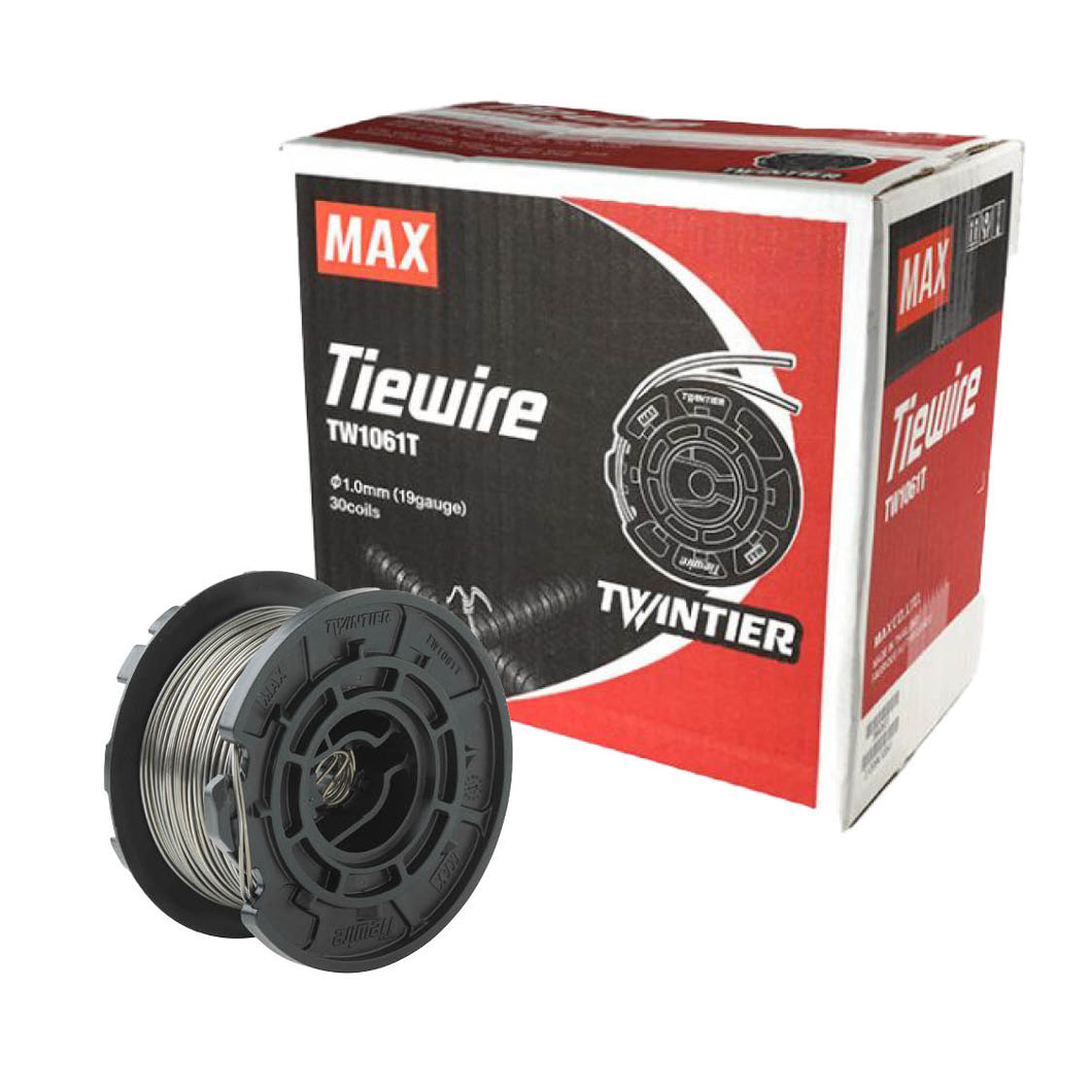 MAX TW1061T 'Twin' Tie Wire 30 Coils (Low Carbon Steel)